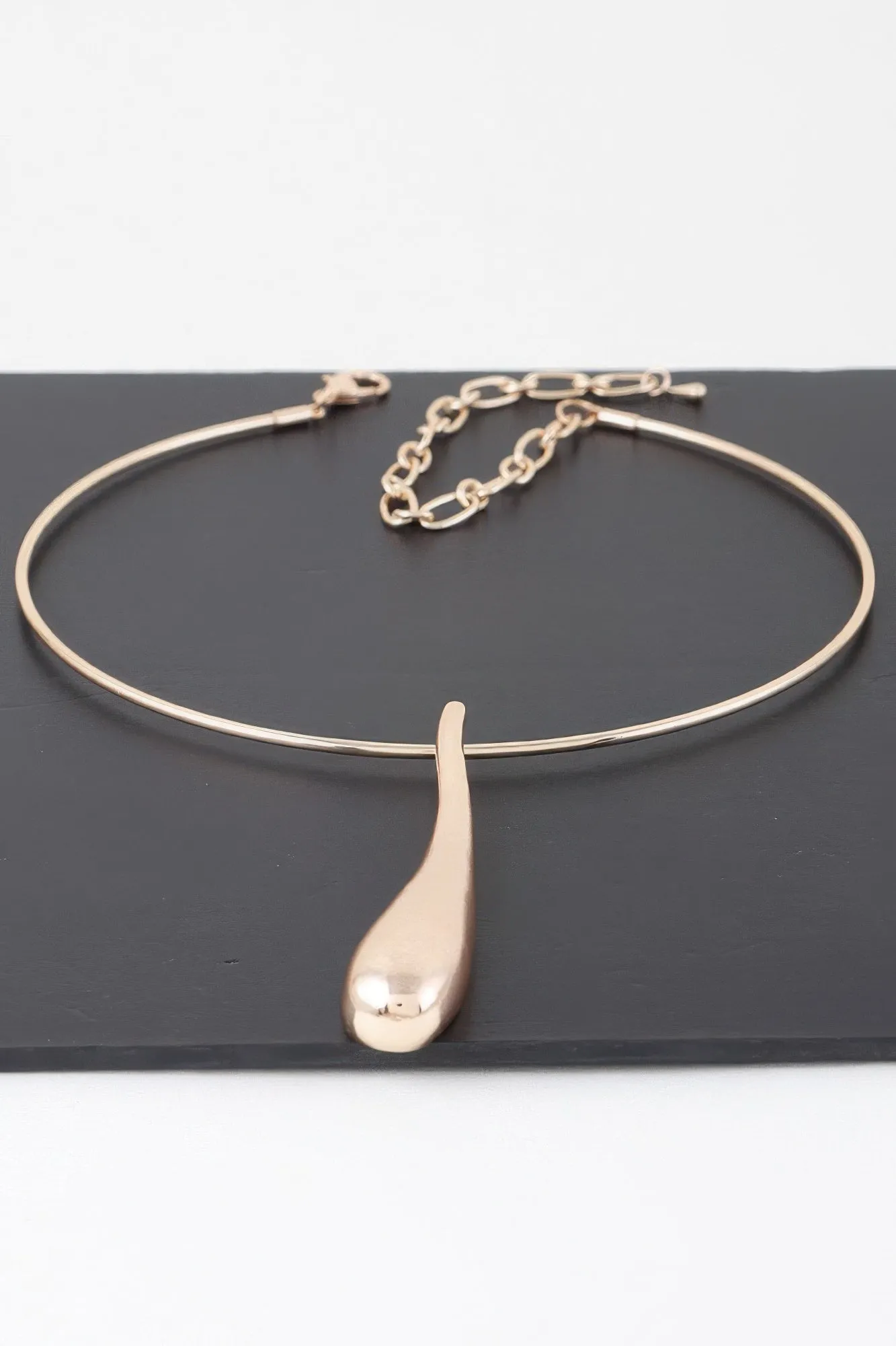Long Tear Drop Necklace