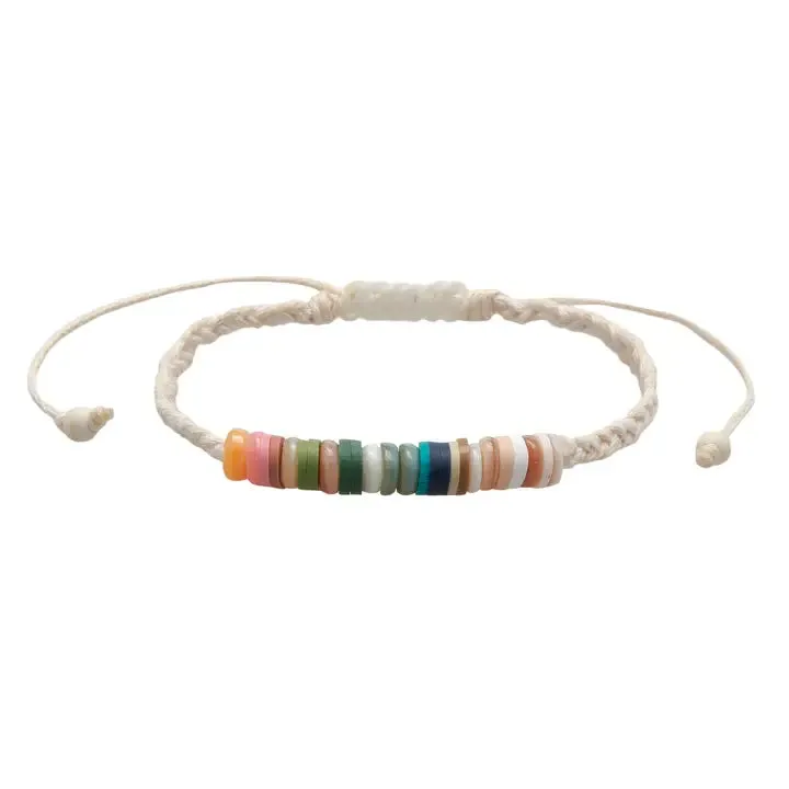 Lotus And Luna Braided Puka Bracelet