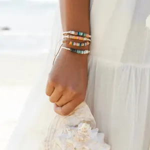 Lotus And Luna Braided Puka Bracelet