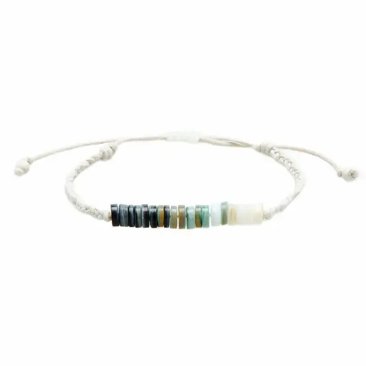 Lotus And Luna Braided Puka Bracelet
