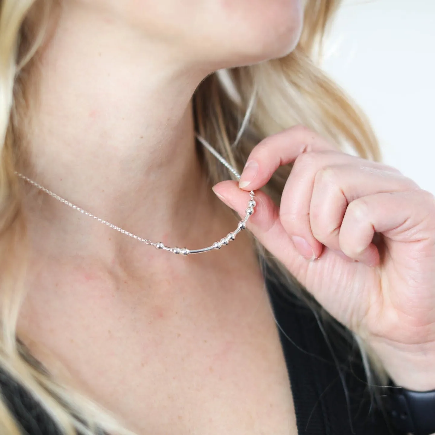 LOVED Morse Code Necklace