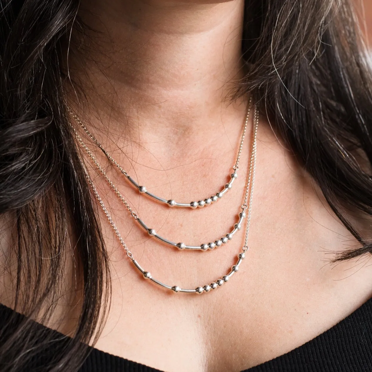 LOVED Morse Code Necklace