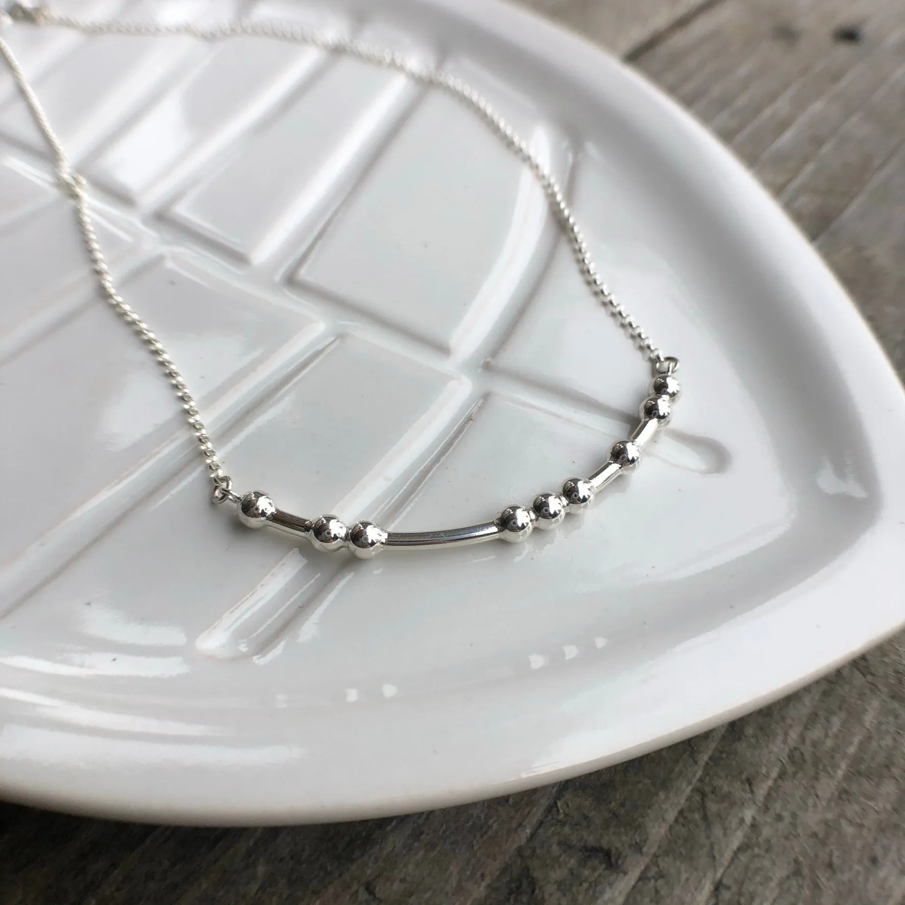 LOVED Morse Code Necklace