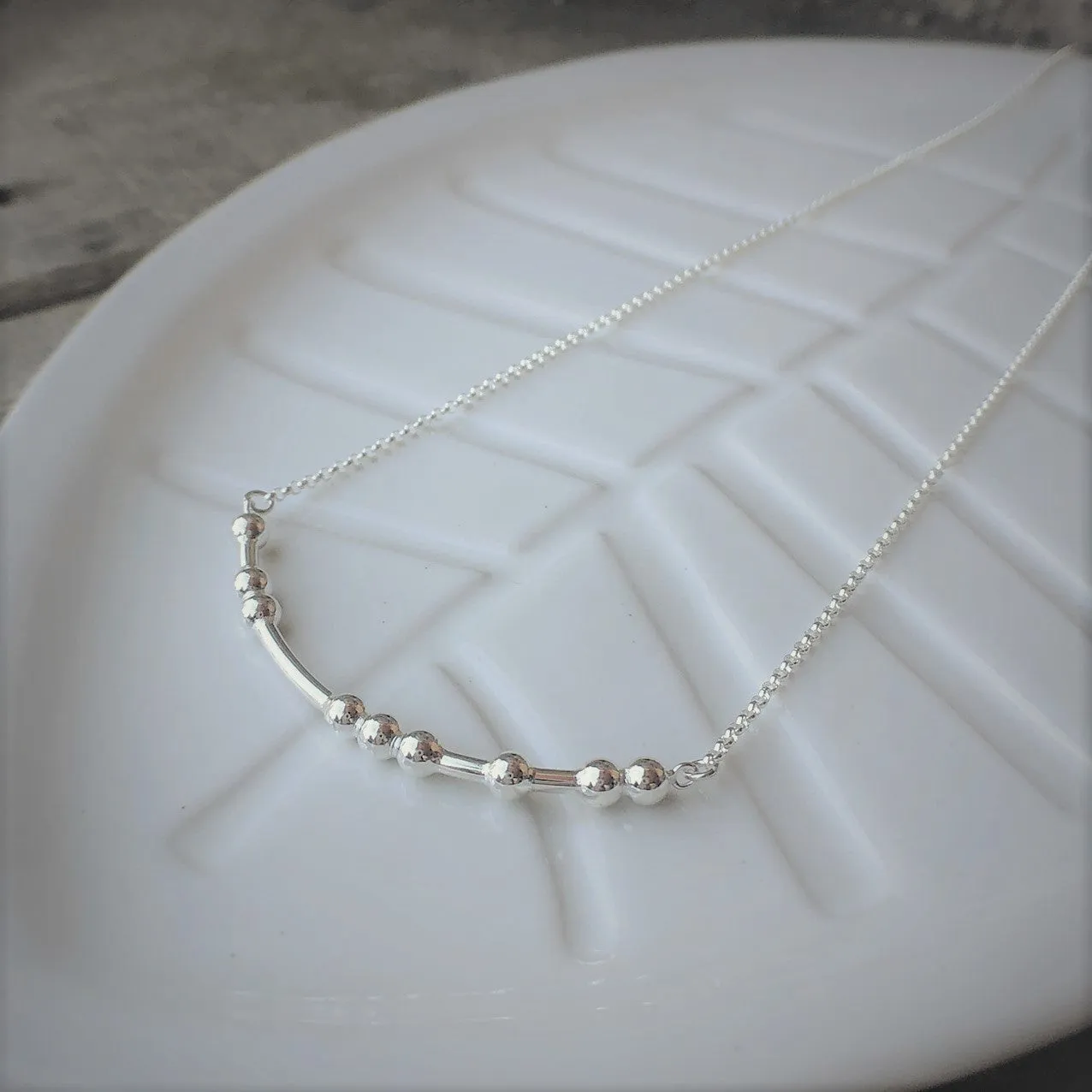 LOVED Morse Code Necklace