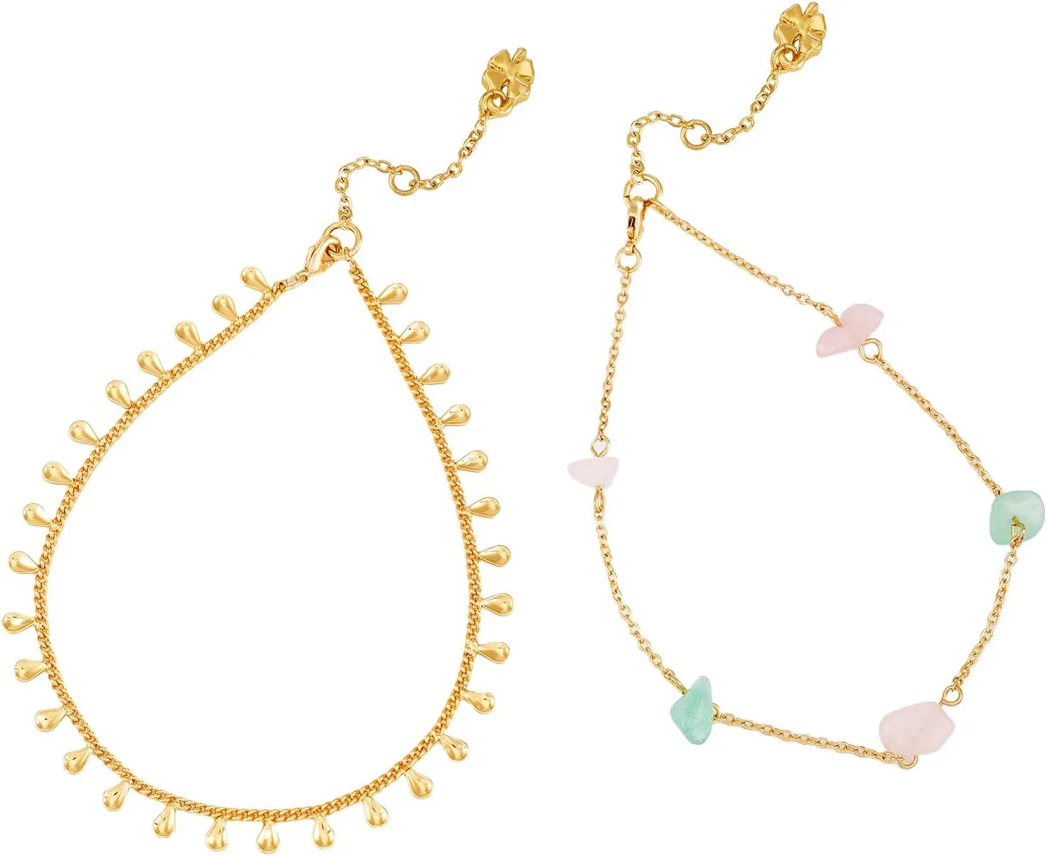 Lucky Brand 2 Pack Anklet Set
