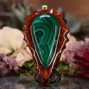 Malachite Teardrop