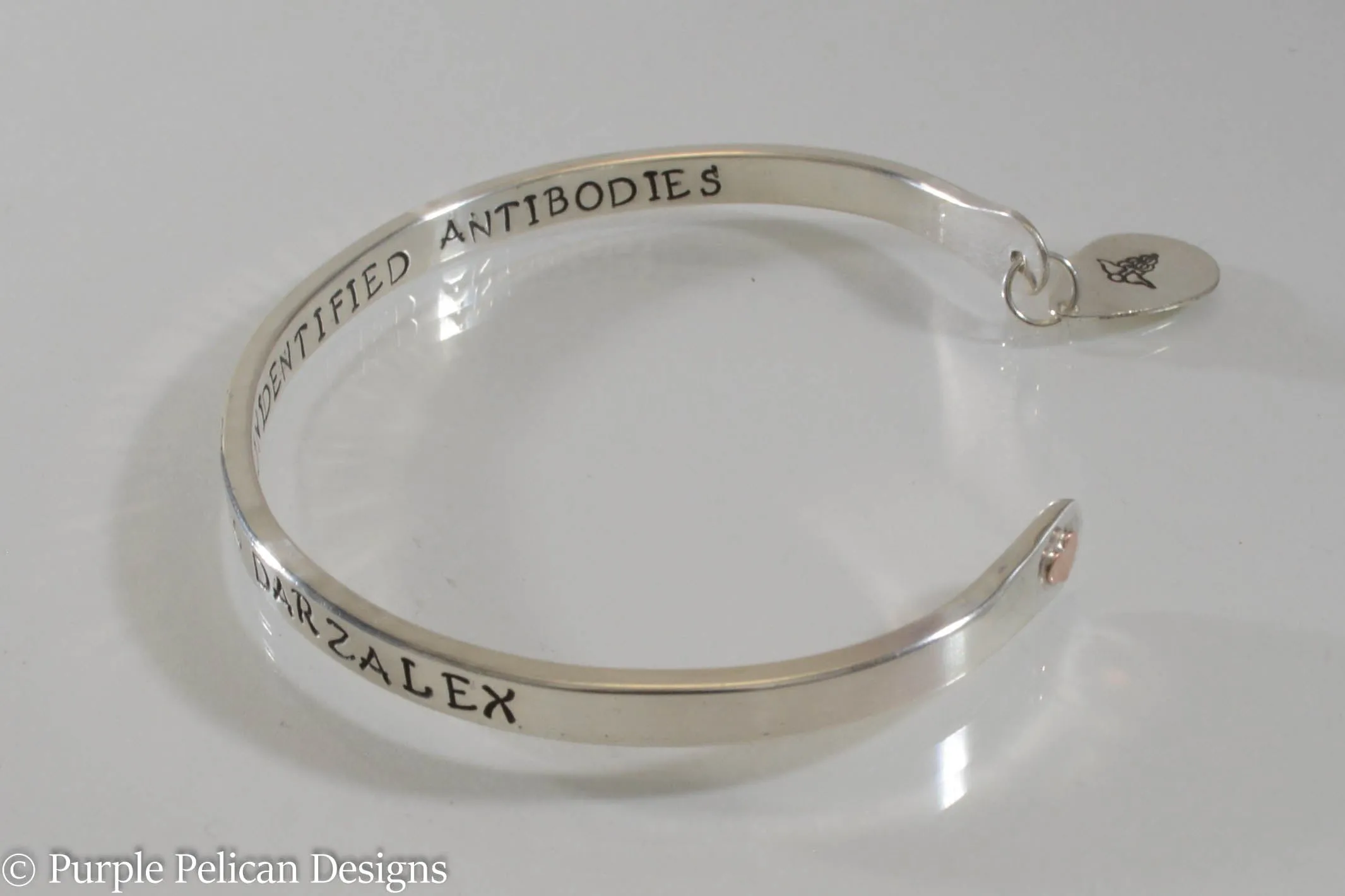 Medical Alert Revere Cuff Bracelet in Solid Sterling Silver or Gold