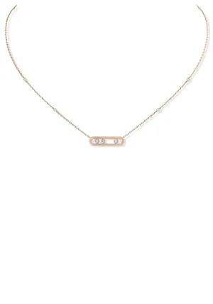 Messika Baby Move 18K Rose Gold Diamond Necklace