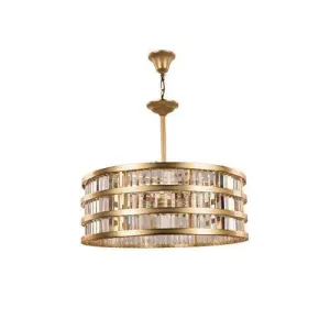 Modern Chandelier 8 Bulbs Gold Material