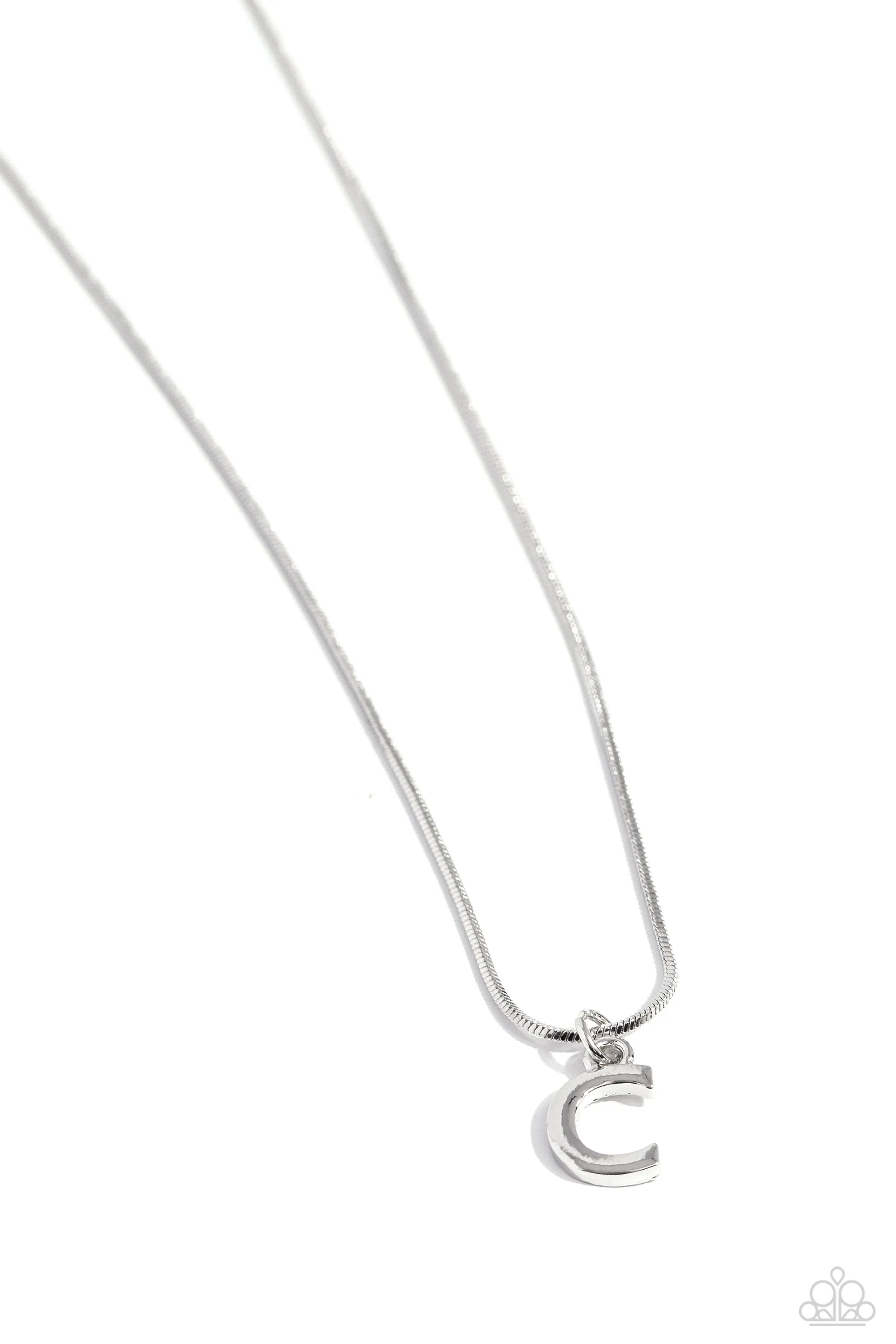 Necklaces Seize the Initial - Silver - C
