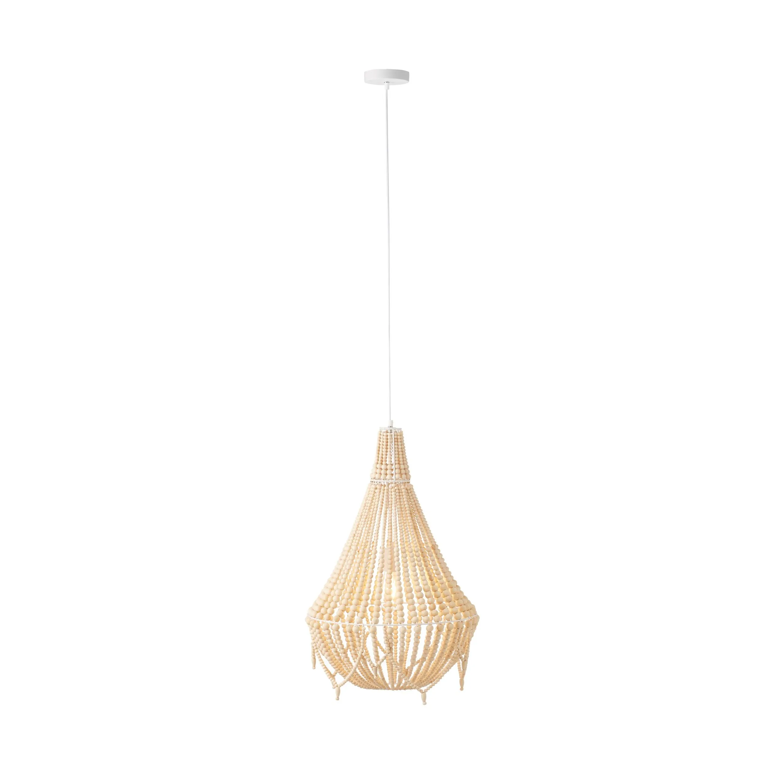 Negril Beaded Chandelier Natural