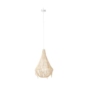 Negril Beaded Chandelier Natural