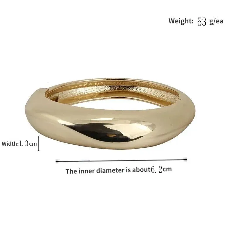 New Cool Trend Lovely Design Shiny Irregular Metal Bracelets For Women - Party Gifts Fashion Jewellery