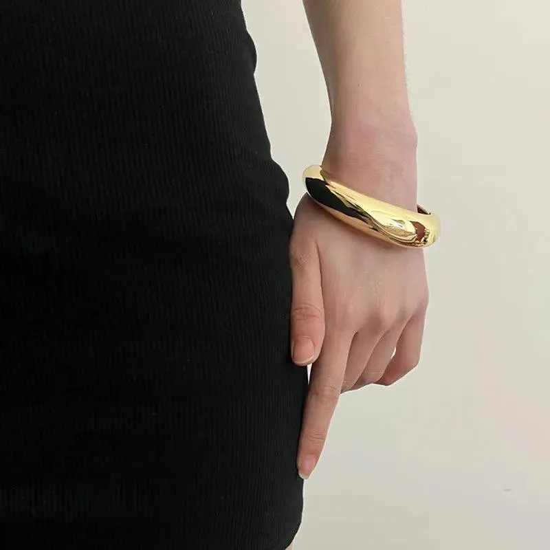 New Cool Trend Lovely Design Shiny Irregular Metal Bracelets For Women - Party Gifts Fashion Jewellery
