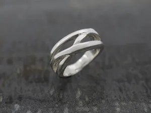 Open 2-Strand Sterling Silver Ring