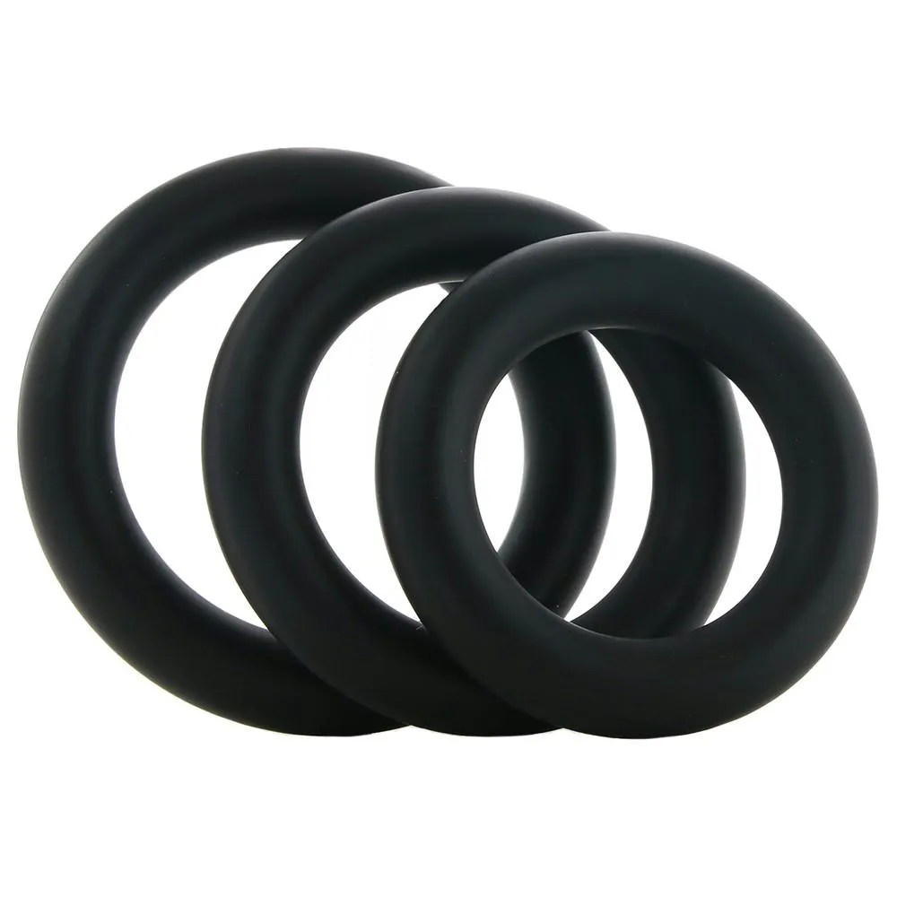 Optimale Thick 3 C-Ring Set in Black