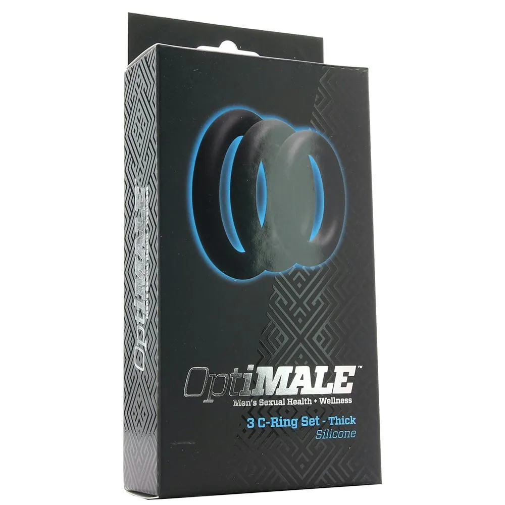 Optimale Thick 3 C-Ring Set in Black