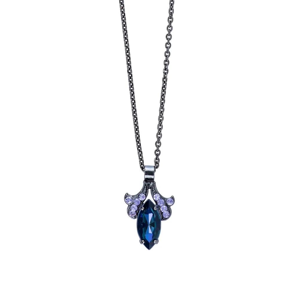 Ornate Marquise Pendant in "Wildberry" *Preorder*