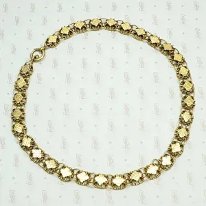 Ornate Victorian Chain with Geometric Pattern