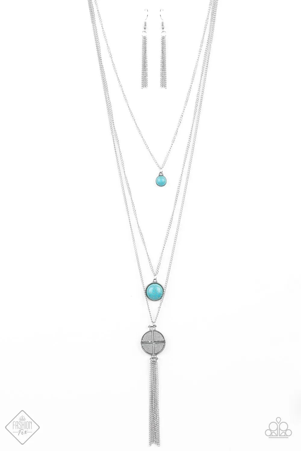 Paparazzi Life Is A Voyage Blue Necklace