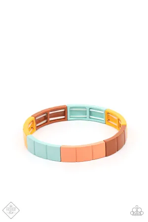 Paparazzi Material Movement Multi Stretch Bracelet - Fashion Fix Sunset Sightings April 2021