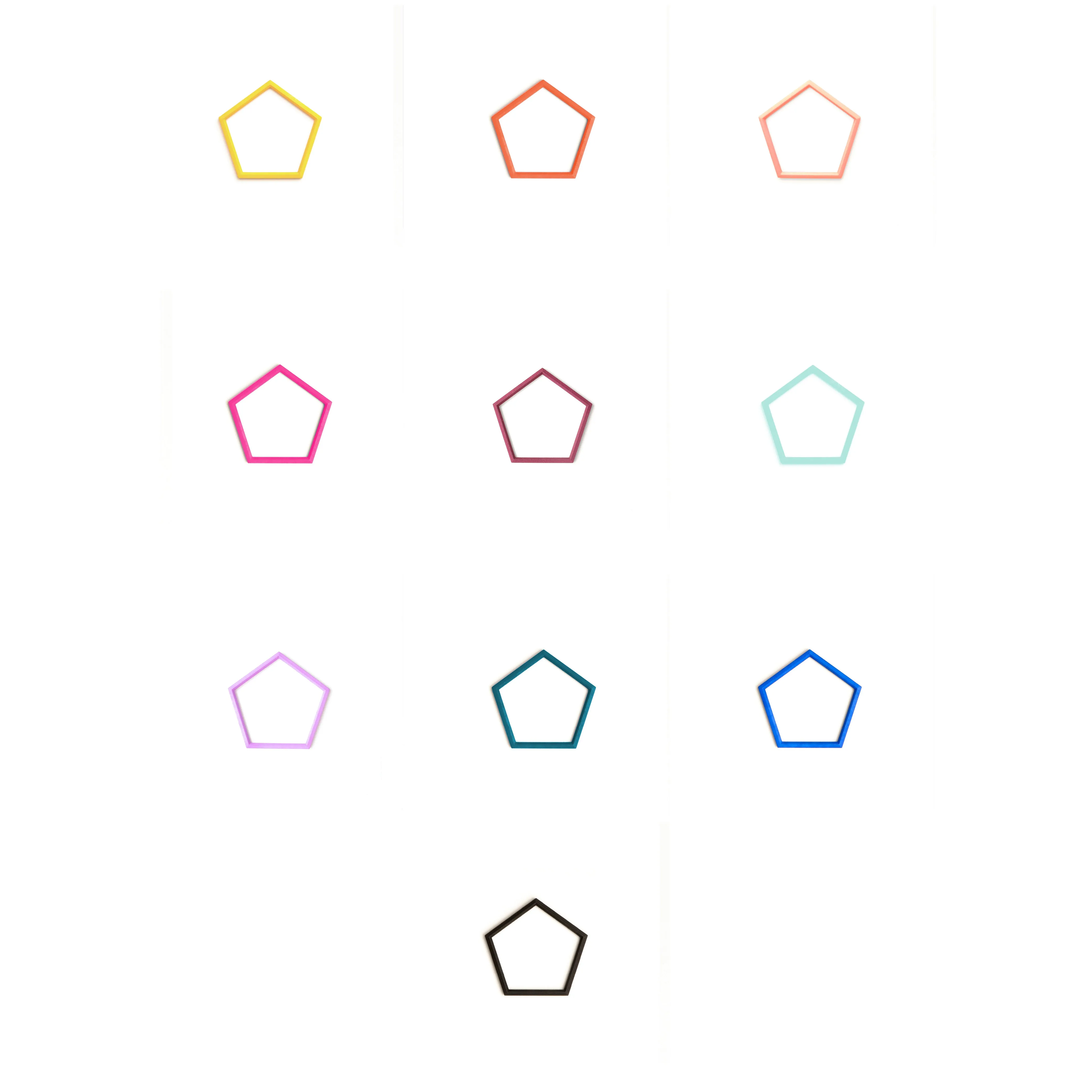 Pure Pentagon Geometric Bangle - Vertigo