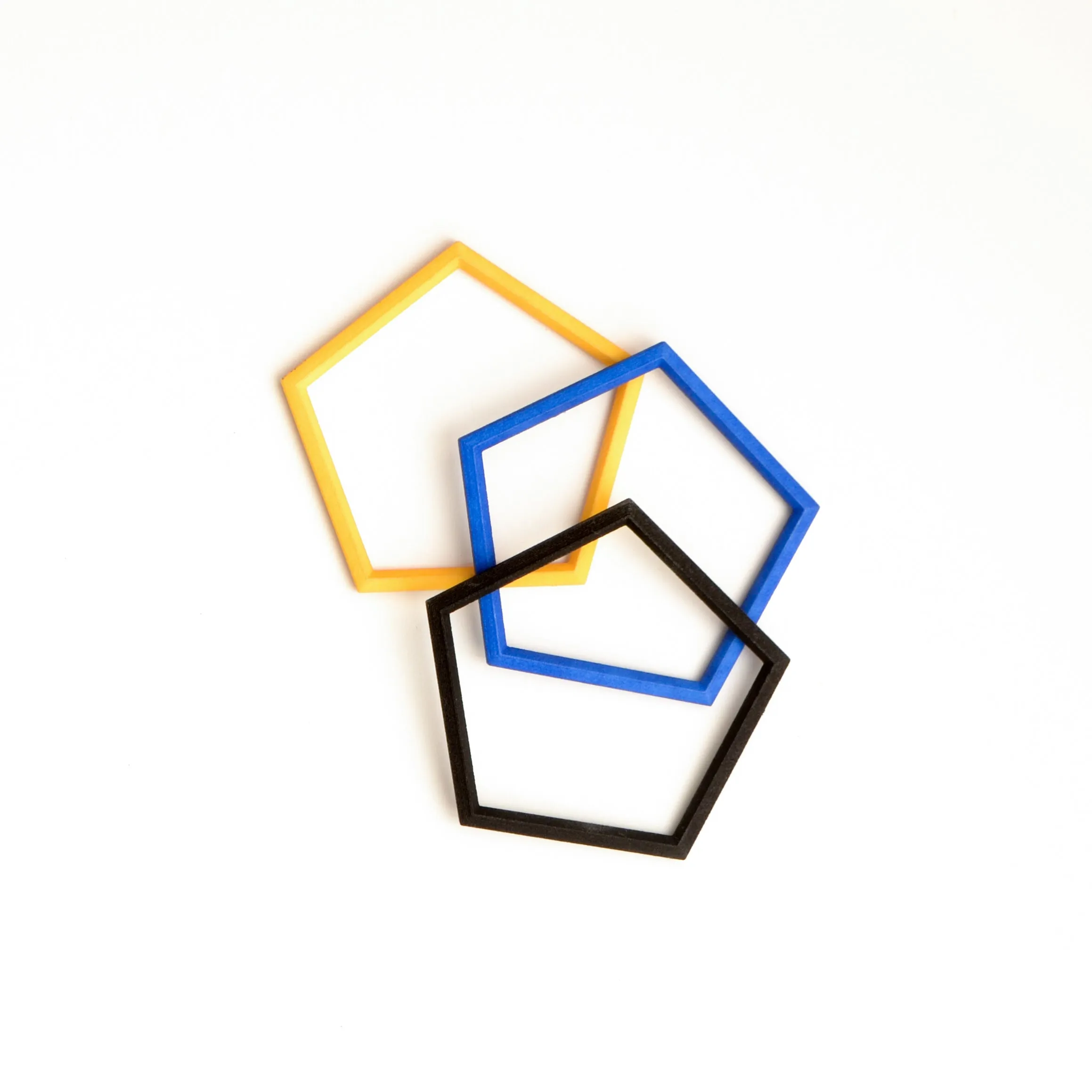 Pure Pentagon Geometric Bangle - Vertigo