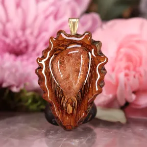 Red Sunstone Teardrop