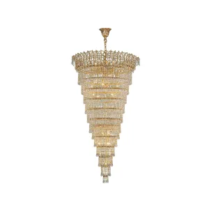 Royal Chandelier 19 Bulbs Gold Oxide
