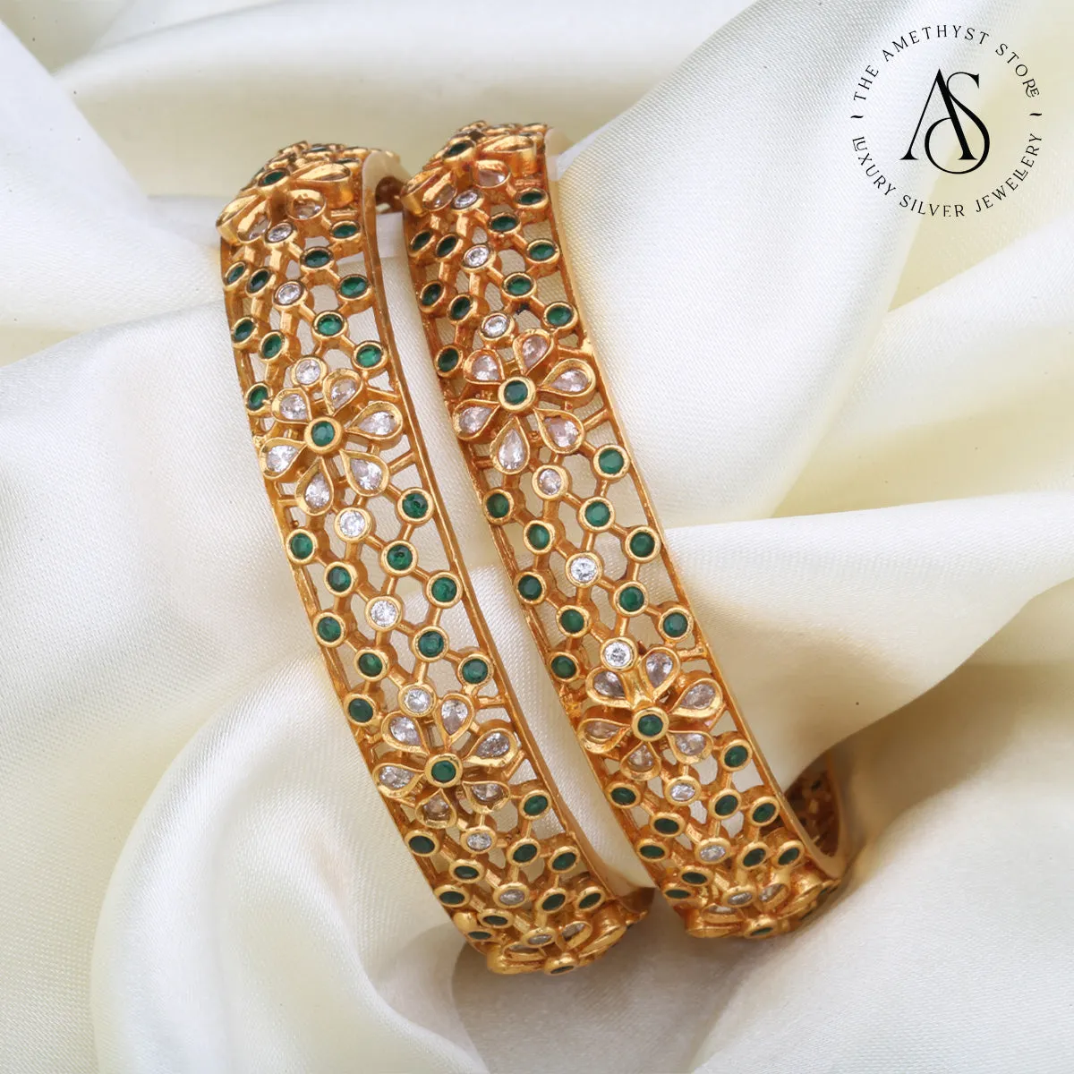 Royal Stone Pair Bangle