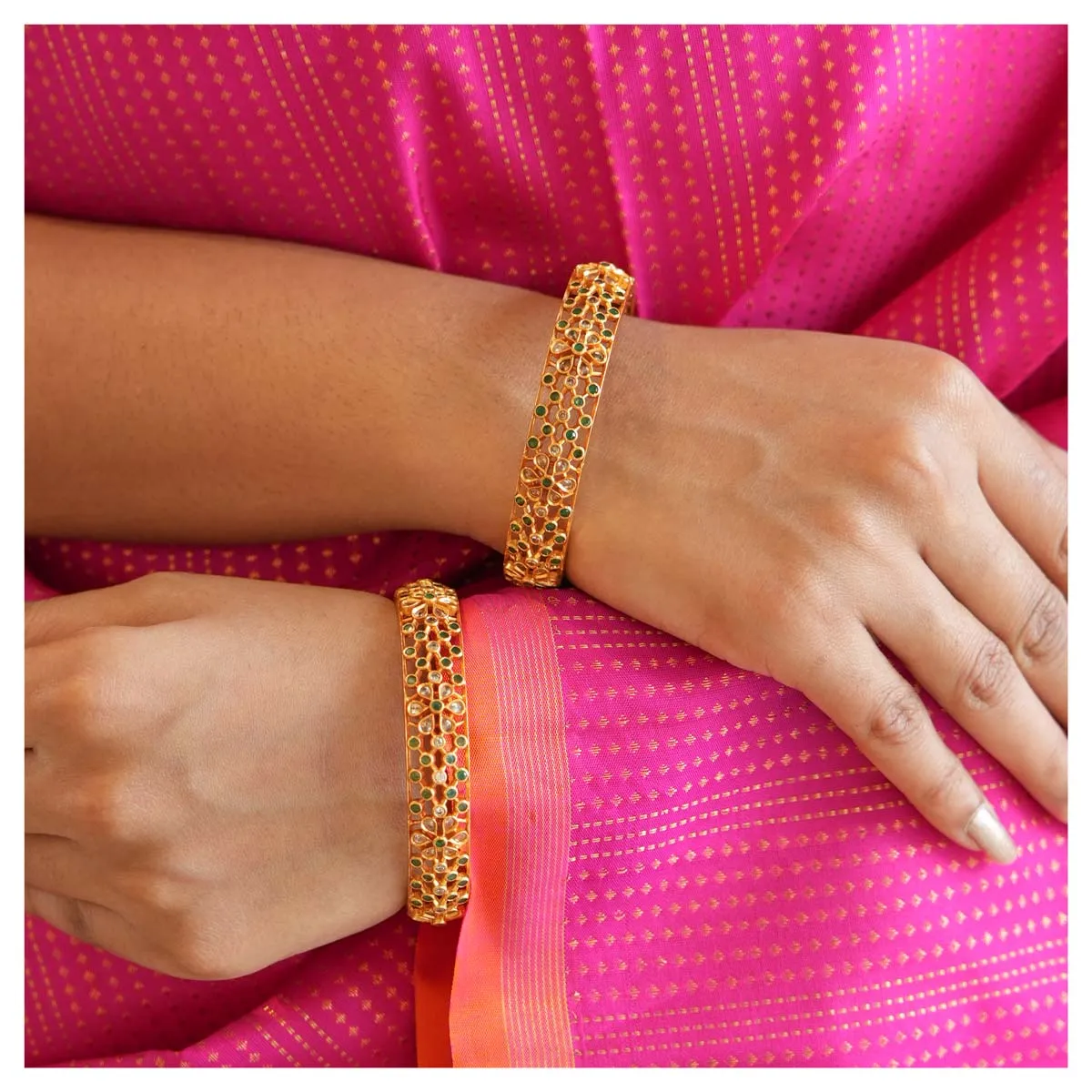 Royal Stone Pair Bangle