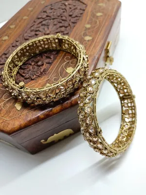 Savita Copper Polki Bangles