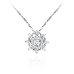 Shimmering Rose Pendant