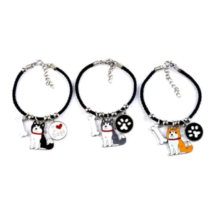 Siberian husky charm bracelets