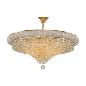 Simple Classic Chandelier 8 Bulbs Gold