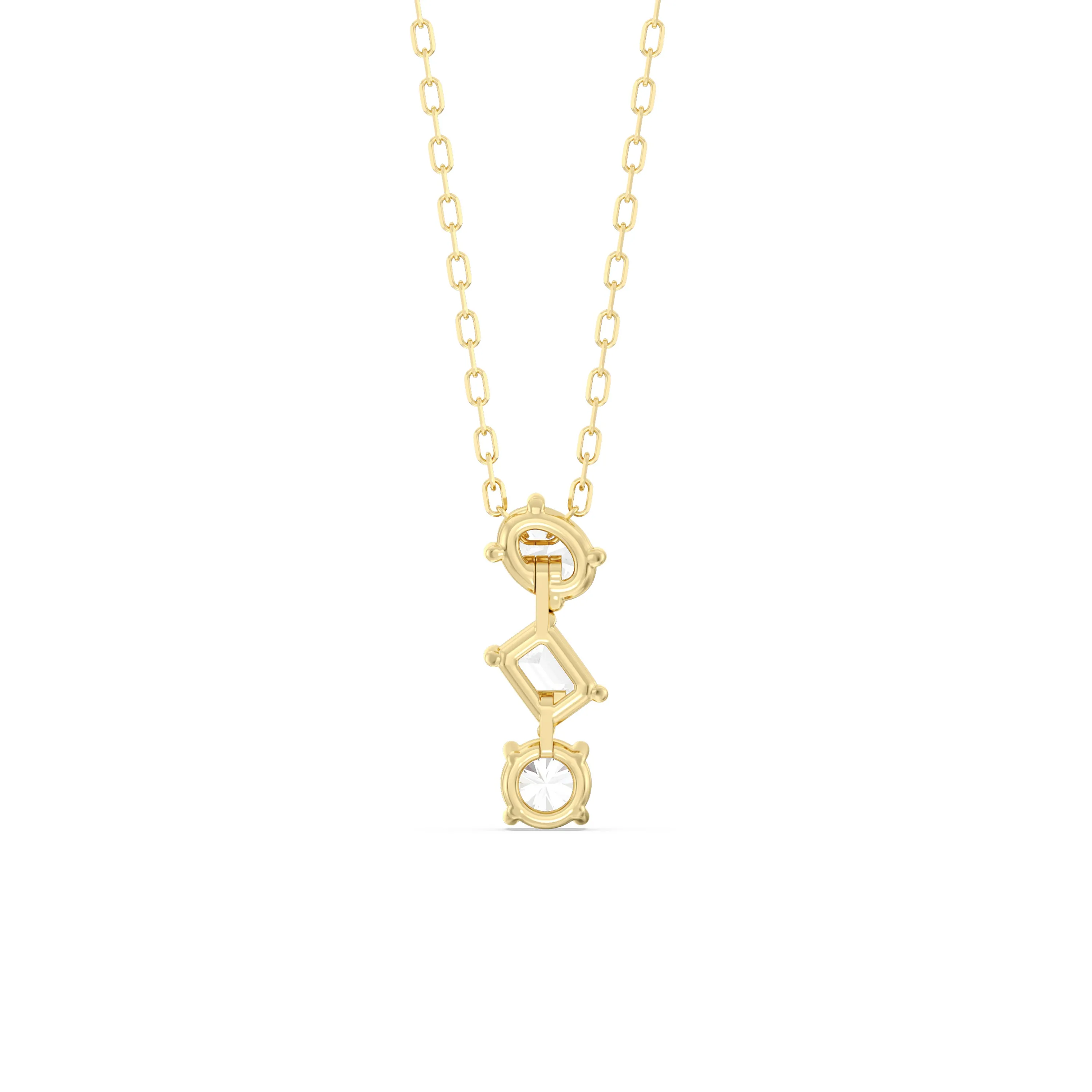 Sleek Sparkle Diamond Necklace