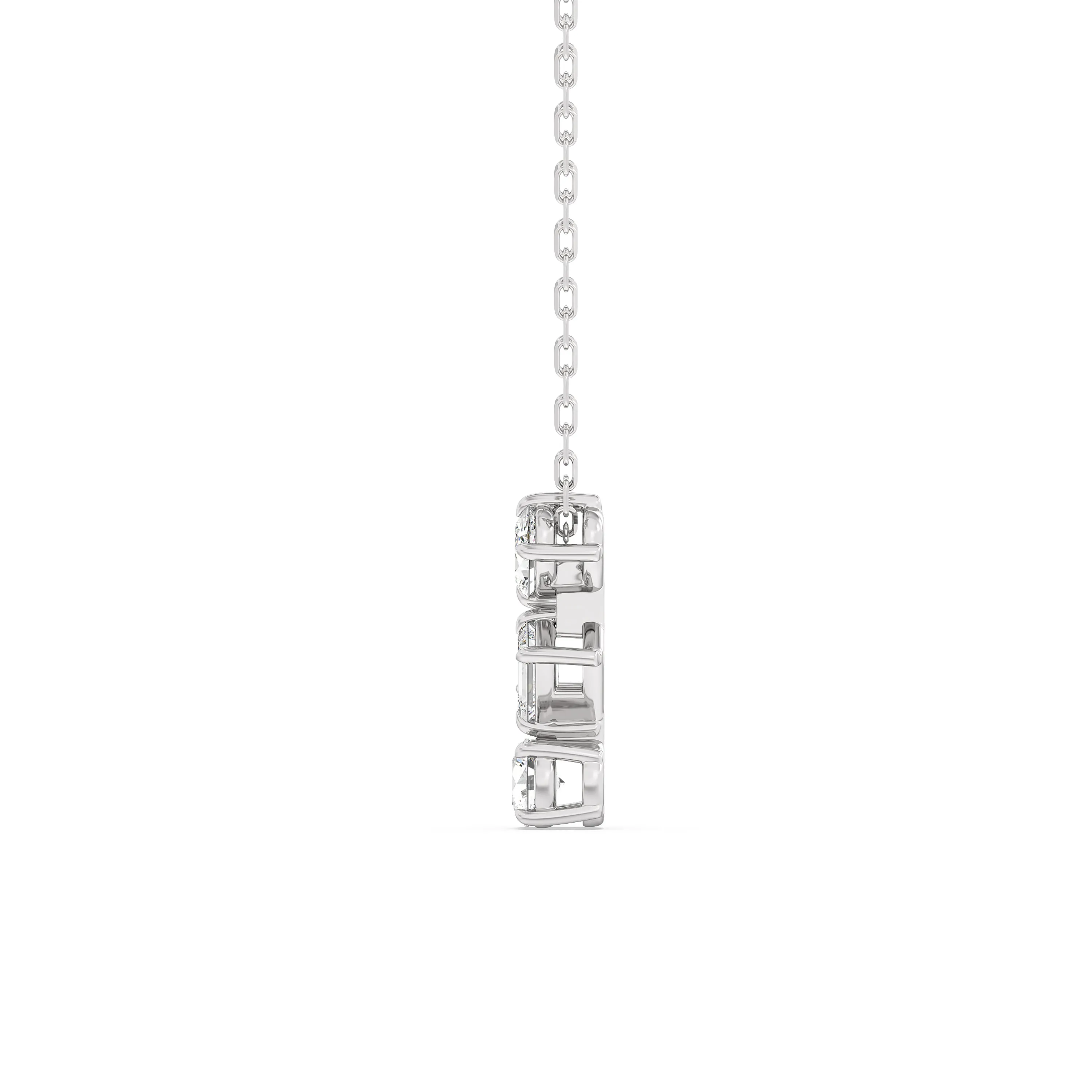 Sleek Sparkle Diamond Necklace