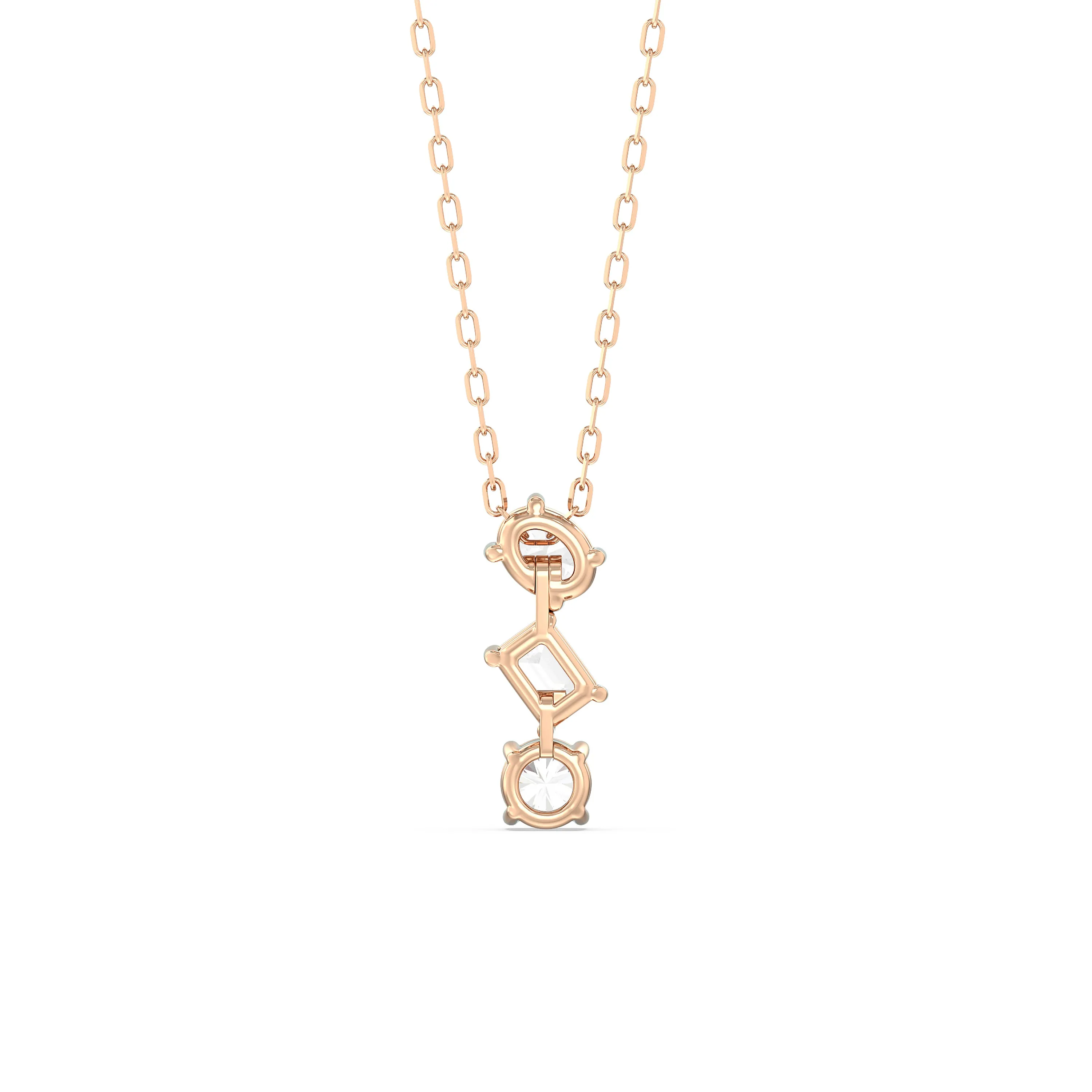 Sleek Sparkle Diamond Necklace