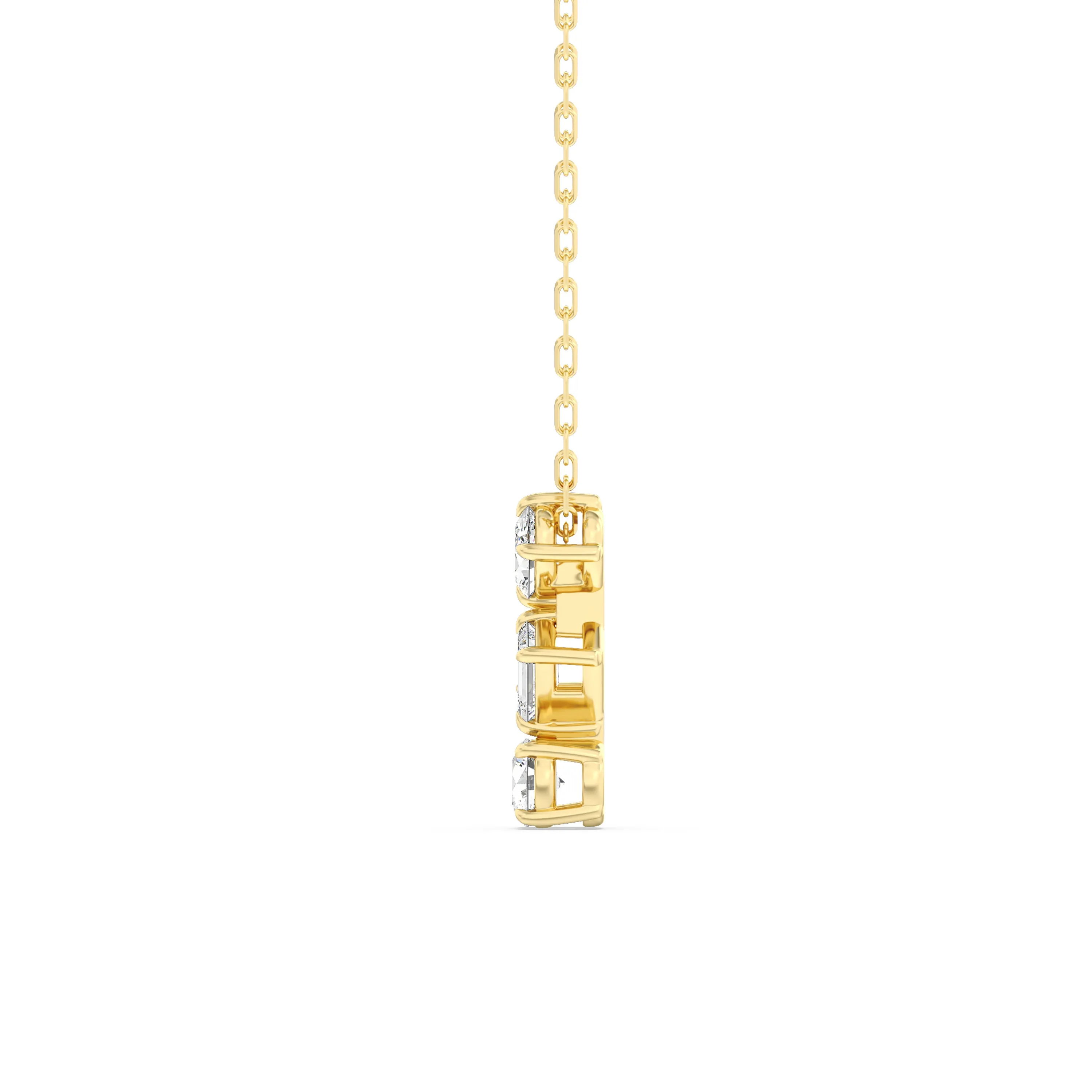 Sleek Sparkle Diamond Necklace