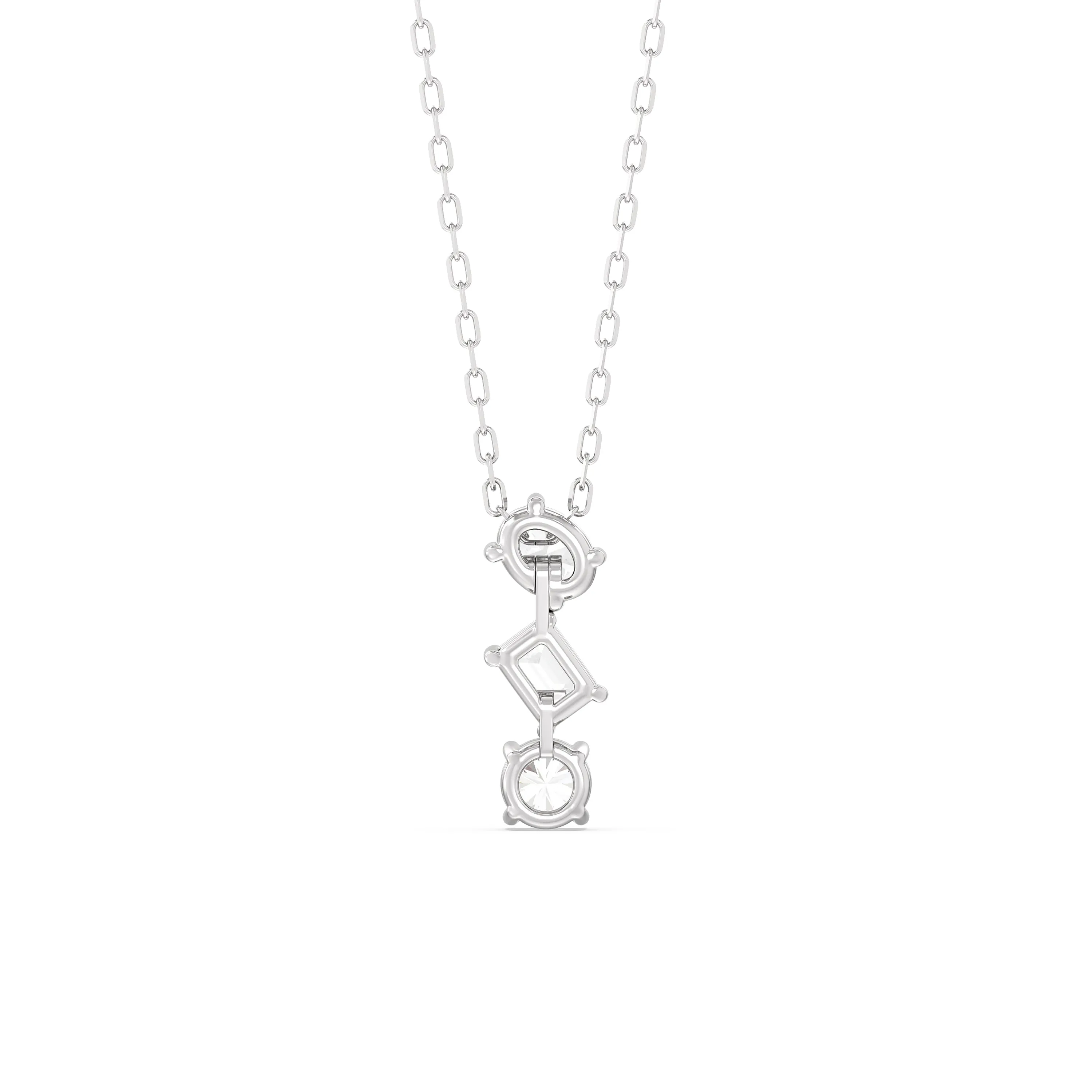 Sleek Sparkle Diamond Necklace