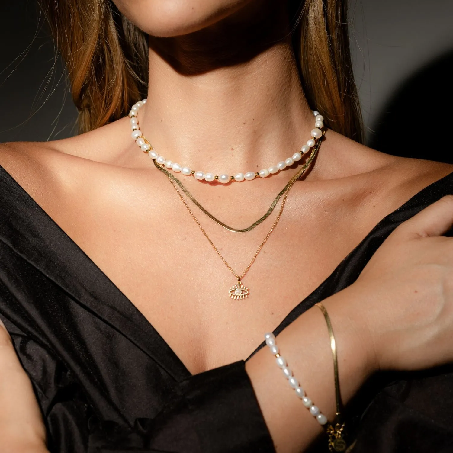 Solara / Necklace / Gold