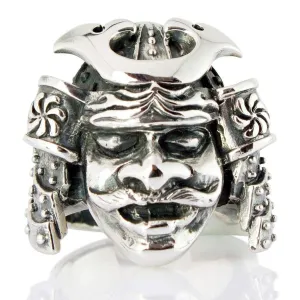 Sterling Silver Samurai Mask Rings