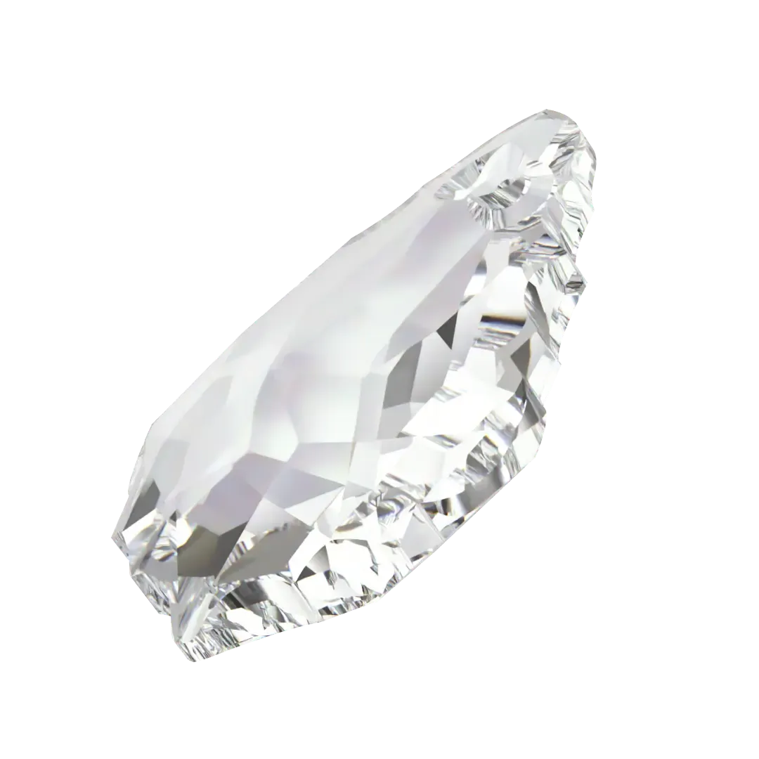 Swarovski Pendants Baroque (6090) Crystal