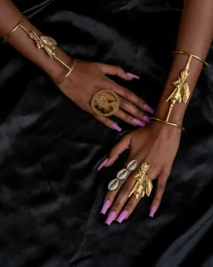 The Maasai Warrior Brass Ring and/ bracelet set