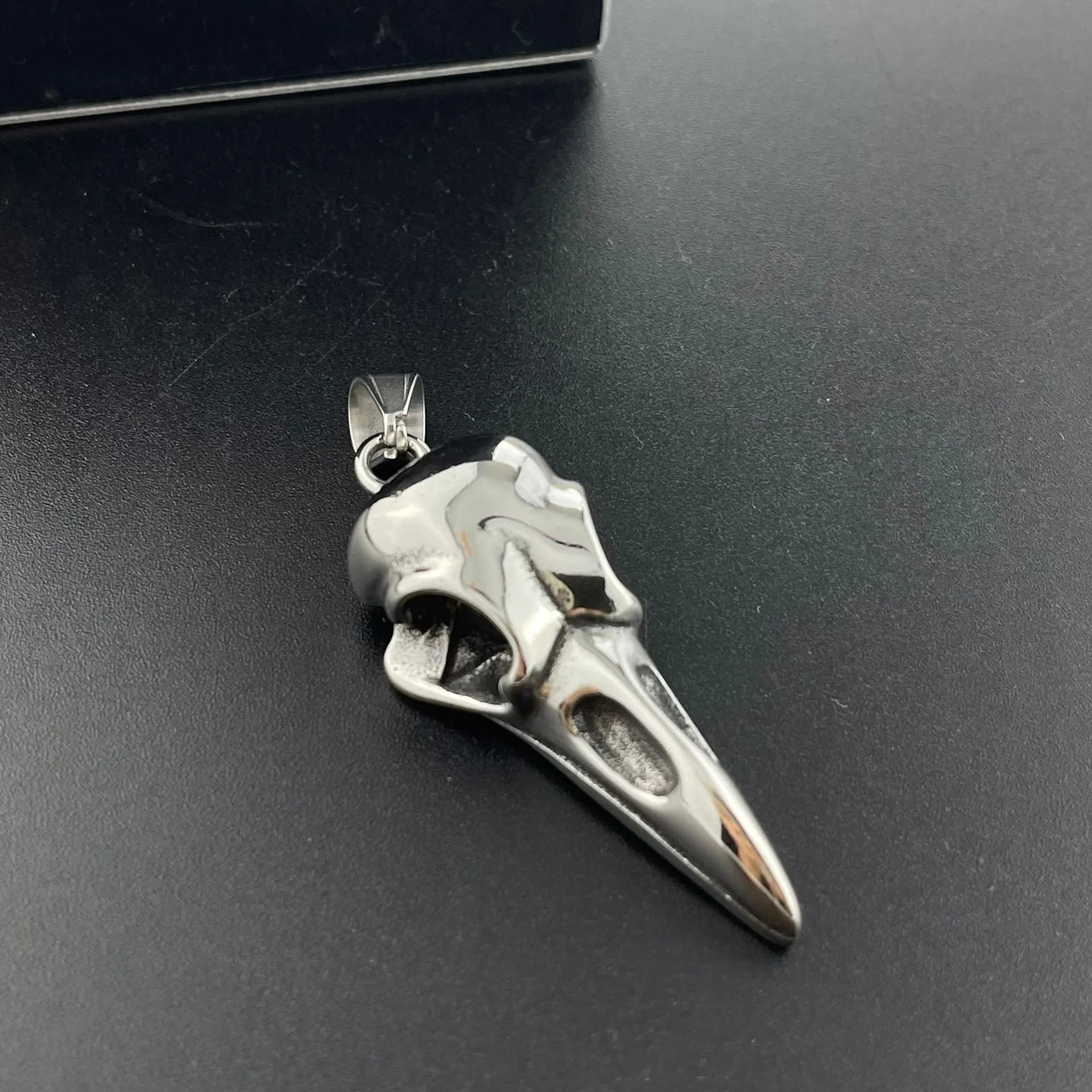 The Raven - Stainless Steel Pendant Necklace by The Nevermore