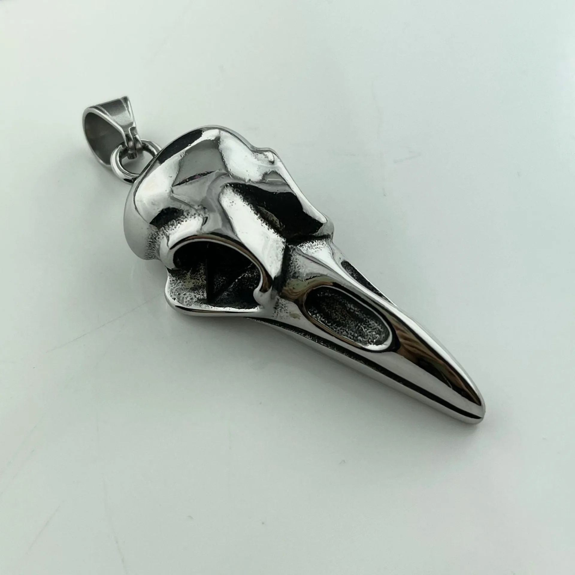 The Raven - Stainless Steel Pendant Necklace by The Nevermore