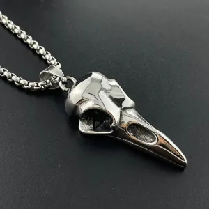 The Raven - Stainless Steel Pendant Necklace by The Nevermore