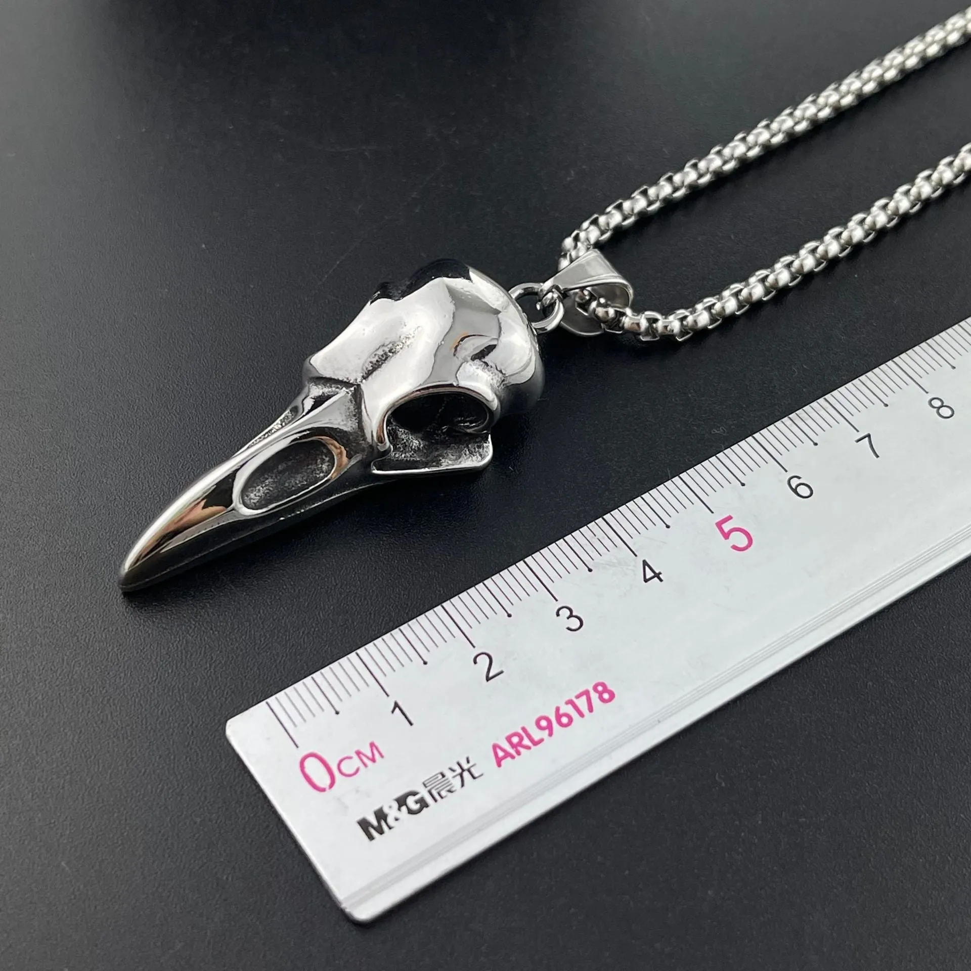 The Raven - Stainless Steel Pendant Necklace by The Nevermore