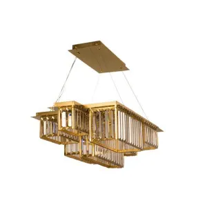 Tiara Ceiling Lamp 10 Bulbs - Gold Matt