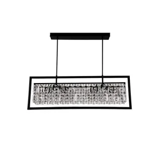 Tiara Ceiling Lamp 4 Bulbs - Black